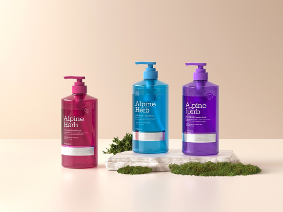 애경산업 케라시스 알파인 허브 샴푸∙컨디셔너. [사진=애경산업]