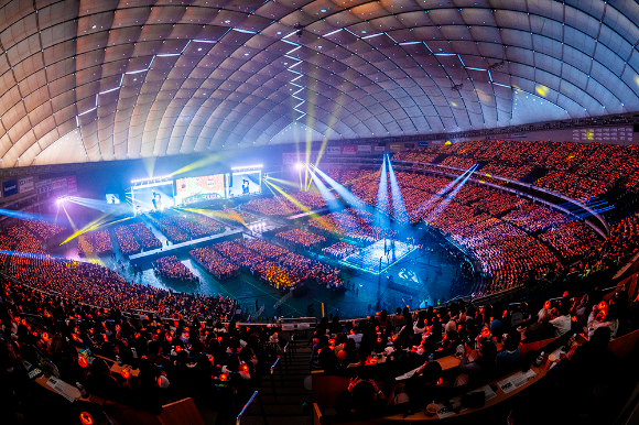 라이즈 일본 도쿄돔 콘서트 현장 사진 [사진=SM엔터테인먼트]