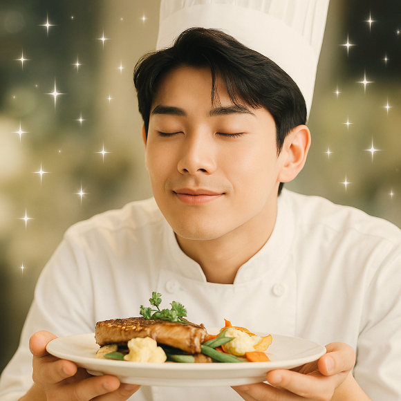 음식을 먹기 전에 냄새를 맡는 것만으로도 포만감을 느껴 과식을 막는 데 효과적이라는 연구 결과가 공개됐다. 사진은 AI로 생성한 이미지. [사진=챗GPT]