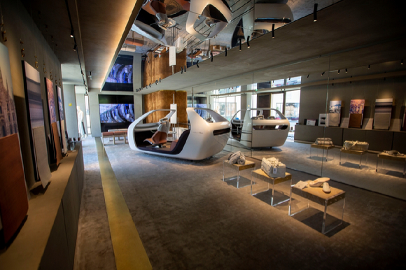 2022 밀라노 디자인 위크 현대트랜시스 전시장 전경 [사진=현대트랜시스]