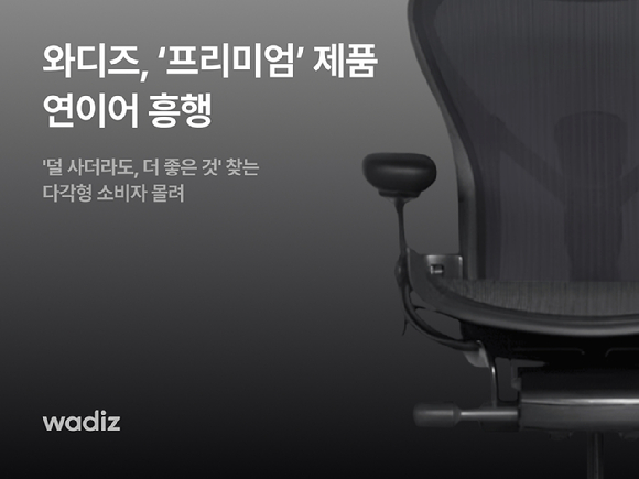 와디즈는 프리미엄 제품이 연이어 흥행을 이끌었다고 밝혔다. [사진=와디즈]