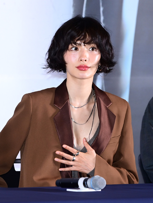 배우 나나가 15일 오후 서울 삼성동 메가박스 코엑스에서 열린 영화 '전지적 독자 시점'(감독 김병우) 언론시사회에 참석하고 있다. [사진=정소희 기자]