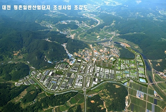 서구 평촌산업단지 조감도[사진=대전도시공사]