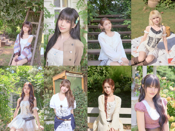 유니스 단체 콘셉트 포토 [사진= F&F엔터테인먼트]