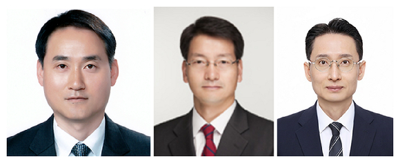 왼쪽부터 김성욱, 황선오, 박지선 부원장보 [사진=금융감독원]
