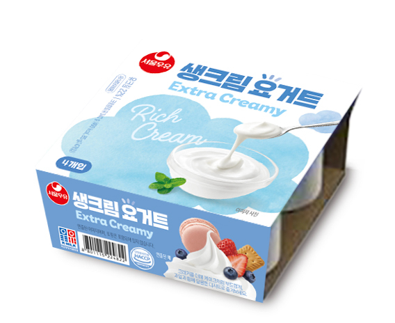 '서울우유 생크림 요거트'. [사진=서울우유협동조합]