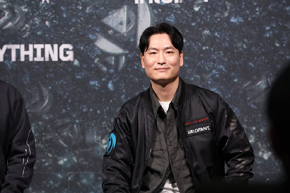 2026 VCT 퍼시픽 킥오프 미디어데이에 참여한 신지섭 발로란트 이스포츠 아시아태평양 총괄. [사진=라이엇게임즈]