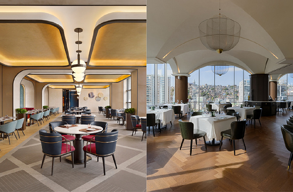 풀만 앰배서더 서울 이스트폴 엠버스와 스미스 앤 월렌스키 매장 전경. [사진=풀만 앰배서더 서울 이스트폴]