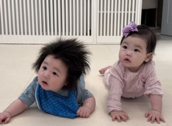 박수홍 딸, 심형탁 아들 [사진=박수홍 SNS]
