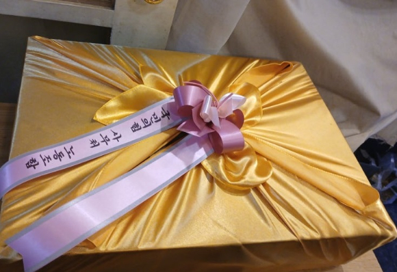 국민의힘 사무처 노동조합이 조국혁신당에 보낸 배 선물세트 [사진=국민의힘 사무처 노동조합]