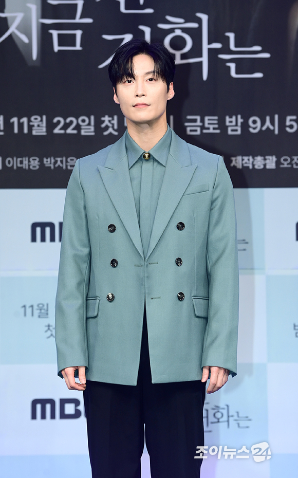 배우 허남준이 21일 오후 서울 마포구 MBC에서 열린 MBC 새 금토드라마 '지금 거신 전화는' 제작발표회에 참석하고 있다. [사진=정소희 기자]