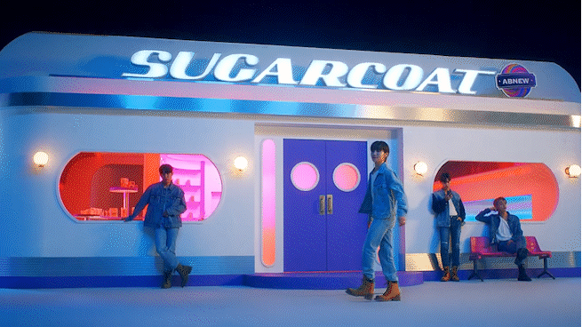 AB6IX의 여섯 번째 EP 'TAKE A CHANCE' 타이틀곡 'Sugarcoat' 뮤직비디오 첫 번째 티저가 공개돼 관심을 모으고 있다. [사진=AB6IX 'Sugarcoat' MV 티저 영상 캡쳐]