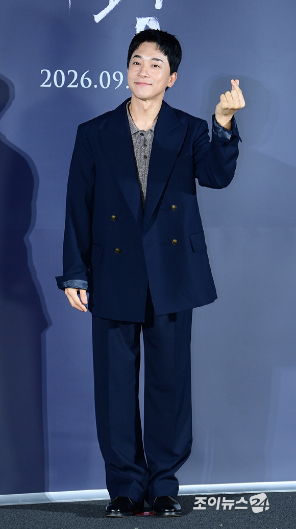 배우 김영민이 5일 오전 서울 CGV용산아이파크몰에서 열린 영화 '비광'(감독 이지원) 제작보고회에 참석하고 있다. [사진=정소희 기자]