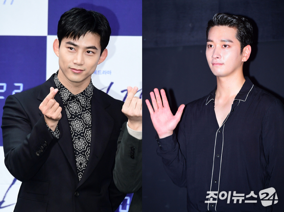 2PM 멤버 옥택연이 황찬성을 응원했다.  [사진=정소희 기자]