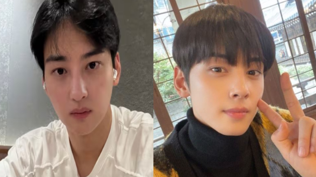  가수 겸 배우 차은우(본명 이동민)의 친동생이 AI 전문가로 무대에 올라 주목 받고 있다. 사진은 이동휘(왼쪽) 연구원과 차은우. [사진=AI 서밋 서울 & 엑스포, 차은우 인스타그램]