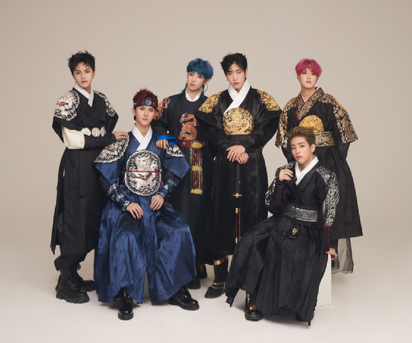 그룹 킹덤이 '2022 대한민국 한복모델 선발대회'의 공식 홍보대사로 위촉됐다. [사진=GF엔터테인먼트]
