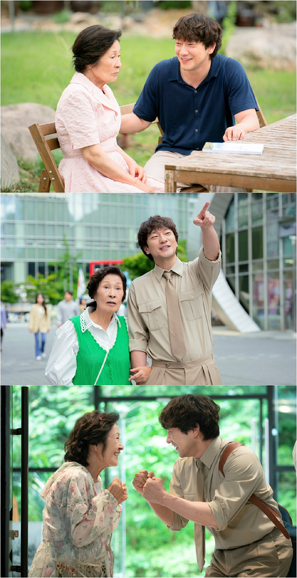 배우 김혜자와 손석구가 JTBC 토일드라마 '천국보다 아름다운'에서 열연했다. [사진=스튜디오 피닉스·SLL]