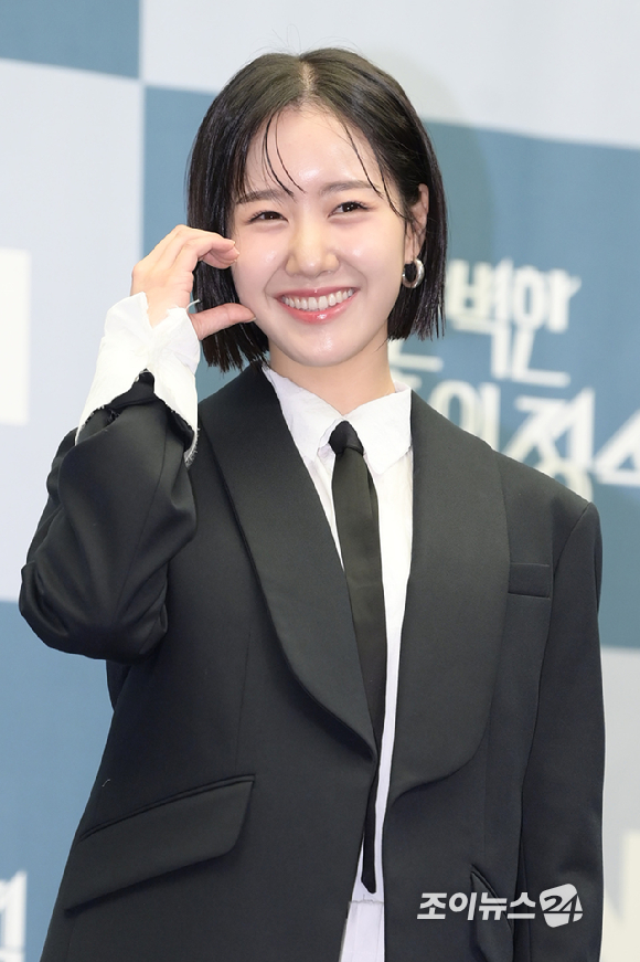 배우 진지희가 26일 오후 서울 마포구 상암동 스탠포드호텔에서 열린 MBN 새 주말 미니시리즈 '완벽한 결혼의 정석' 제작발표회에 참석하고 있다. [사진=정소희 기자]