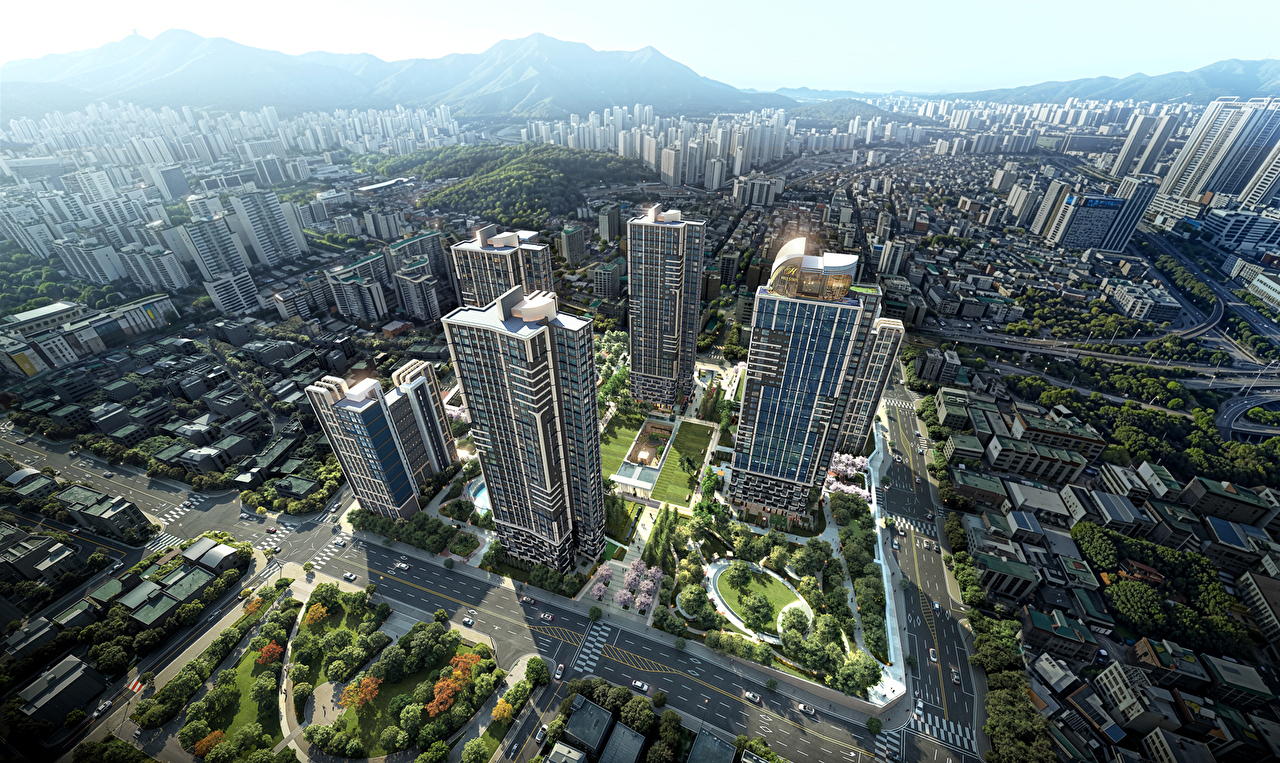 힐스테이트 금정 센터포인트 조감도 [사진=현대건설 ]