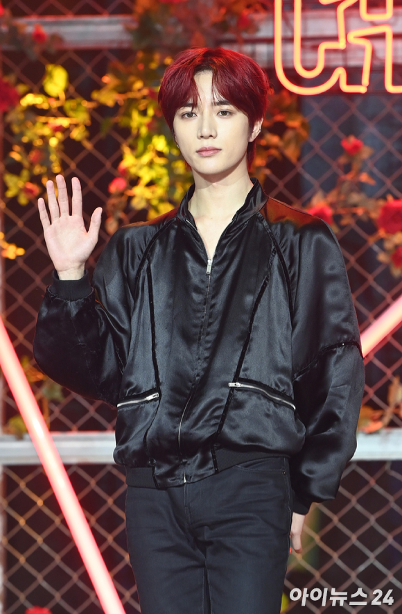 그룹 투모로우바이투게더(TXT&middot;투바투) 범규가 9일 오후 서울 광진구 광장동 예스24라이브홀에서 열린 투모로우바이투게더 미니 4집 '미니소드 2 : 서스데이스 차일드(minisode 2: Thursday's Child)' 미디어 쇼케이스 행사에 참석해 포즈를 취하고 있다. [사진=정소희 기자]