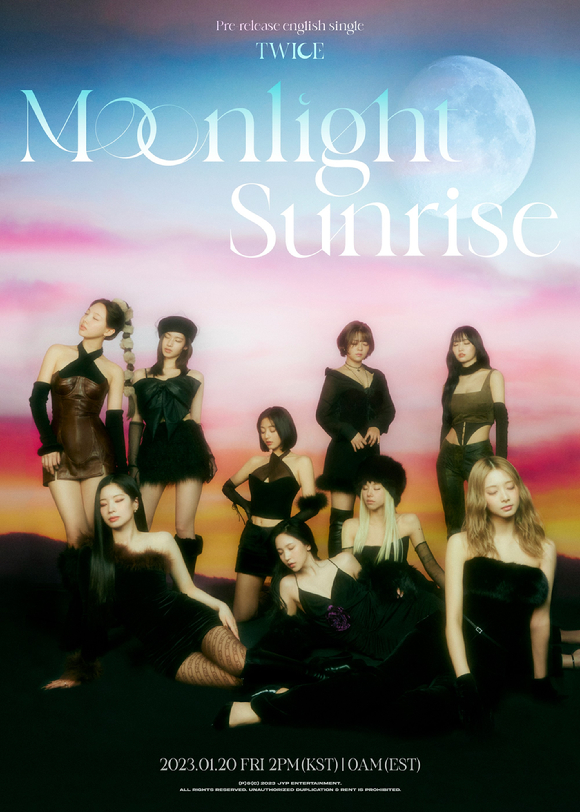 트와이스 새 영어 싱글 'MOONLIGHT SUNRISE'(문라이트 선라이즈) 단체 티저 [사진=JYP엔터테인먼트]