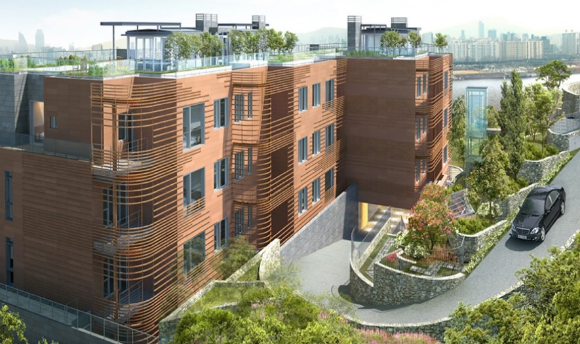 블랭핑크 제니(왼쪽), 라테라스 한남 모델하우스 [사진=제니SNS, 라테라스 한남 홈페이지]