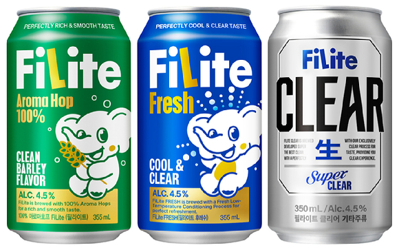 필라이트 라인업. [사진=하이트리진로 제공]