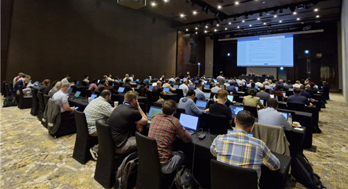 20일 오전 제주 신화월드에서 3GPP SA 작업반 국제회의가 진행되고 있다. [사진=TTA]