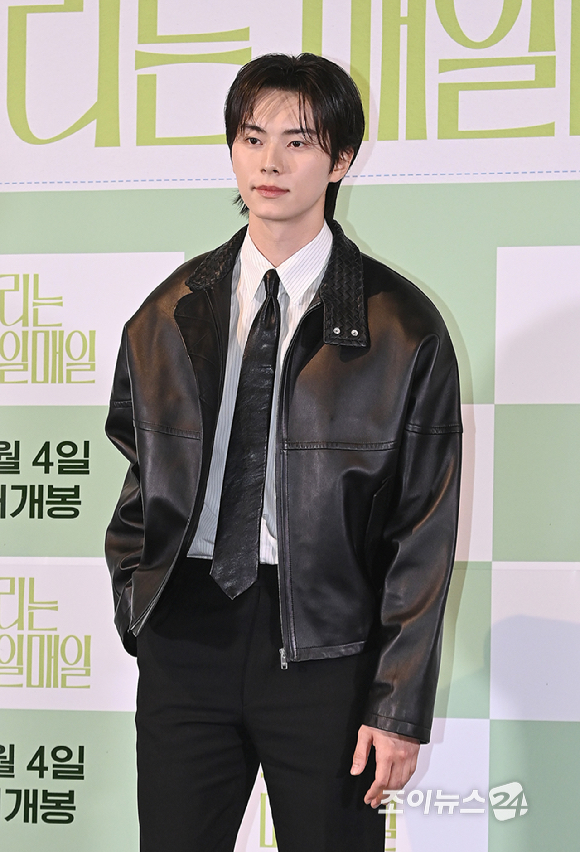 배우 이채민이 23일 오후 서울 용산구 CGV 용산아이파크몰에서 열린 영화 '우리는 매일매일' 언론시사사회에서 포토타임을 갖고 있다. [사진=곽영래 기자]