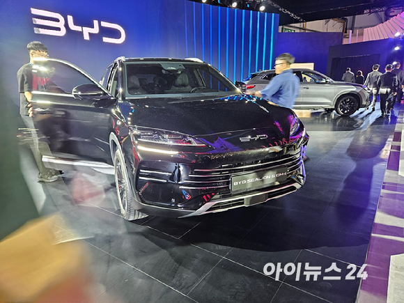 BYD 씨라이언 6 DM-i 모델 [사진=설재윤 기자]