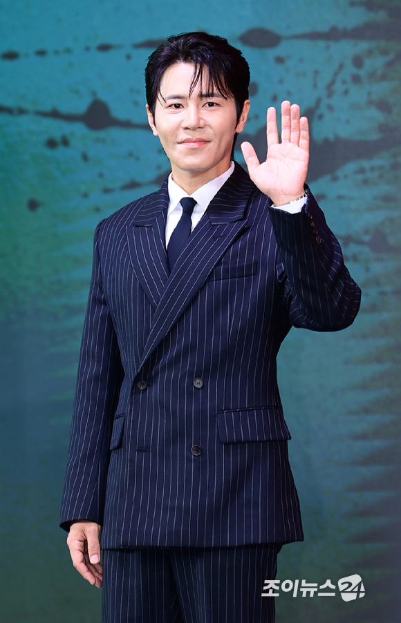 배우 이규형이 20일 오전 서울 마포구 호텔 나루 서울 엠갤러리에서 열린 넷플릭스 시리즈 '들쥐' 제작발표회에 참석하고 있다. [사진=정소희 기자]