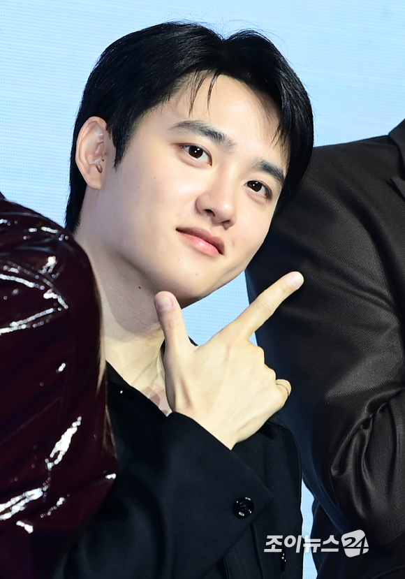 배우 도경수가 3일 오전 서울 영등포구 콘래드 서울에서 열린 디즈니 플러스 오리지널 '조각도시' 제작발표회에 참석하고 있다. [사진=정소희 기자]