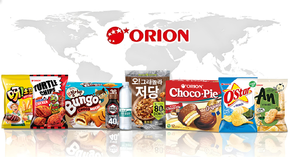 오리온 글로벌 대표 제품 이미지. [사진=오리온]