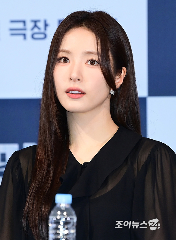 배우 신세경이 4일 오후 서울 CGV 용산아이파크몰에서 열린 영화 '휴민트'(감독 류승완) 언론시사회에 참석하고 있다. [사진=정소희 기자]