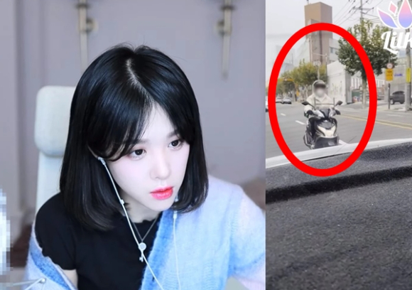 릴카는 실제 스토커가 오토바이를 타며 택시로 접근하는 영상을 공개했다.  [사진=릴카 유튜브 캡처]