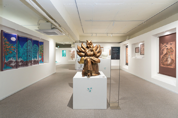 새로중앙박물관에 전시된 음주경고대장경. [사진=구서윤 기자]