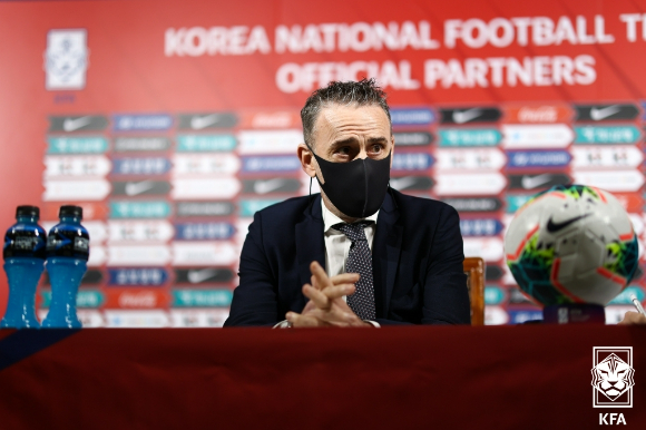 파울루 벤투 축구 대표팀 감독. [사진=대한축구협회(KFA)]