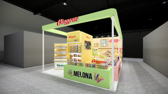 'THAIFEX 2025' 빙그레 홍보 부스 조감도. [사진=빙그레]