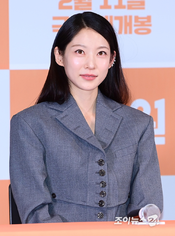 배우 공승연이 29일 오후 서울 CGV 용산아이파크몰에서 열린 영화 '넘버원'(감독 김태용) 언론시사회에 참석하고 있다. [사진=정소희 기자]