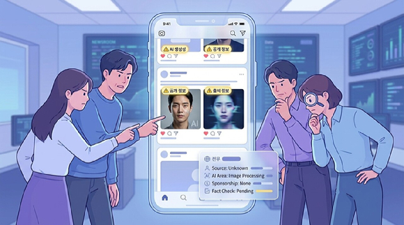 "AI면 AI라고 밝혀라"⋯SNS 이용자 10명 중 8명 '표시 요구'