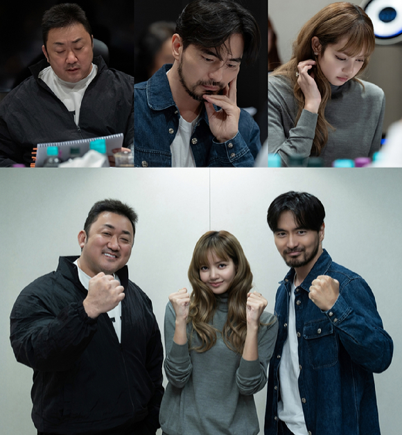 마동석, 이진욱, 블랙핑크 리사가 '타이고'로 뭉쳤다. [사진=넷플릭스]