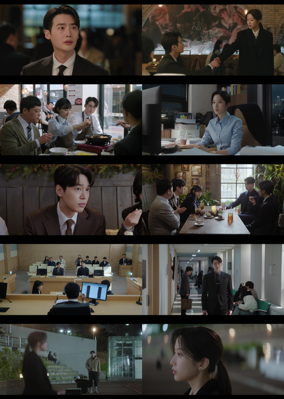 '서초동' 이종석과 문가영의 관계성이 궁금증을 유발하고 있다. [사진=tvN 방송화면 캡처]