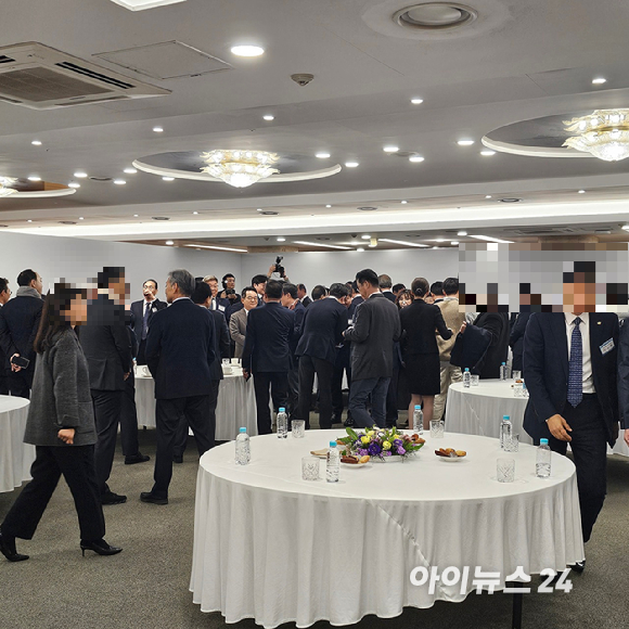 2025년도 건설인 신년 인사회 현장에 약 300여명에 달하는 업계 관계자들이 참석했다. 2025.01.07 [사진=이효정 기자 ]