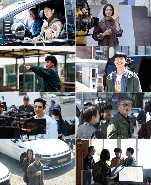 '모범택시3' 크리스마스 비하인드 스틸컷 갈무리 [사진=SBS]