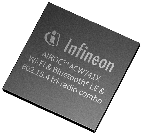 인피니언의 와이파이7 통신칩 'AIROC ACW741x' [사진=인피니언]