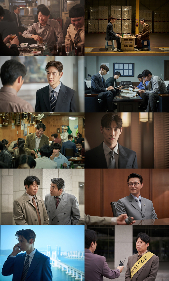 배우 유해진, 이제훈, 손현주, 최영준이 '소주전쟁'에서 열연하고 있다. [사진=쇼박스]