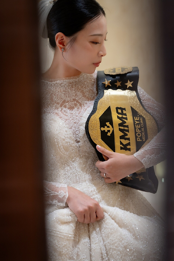 '피지컬 100'에 출연한 심유리가 결혼한다. [사진=뽀빠이연합의원KMMA파이터에이전시 ]