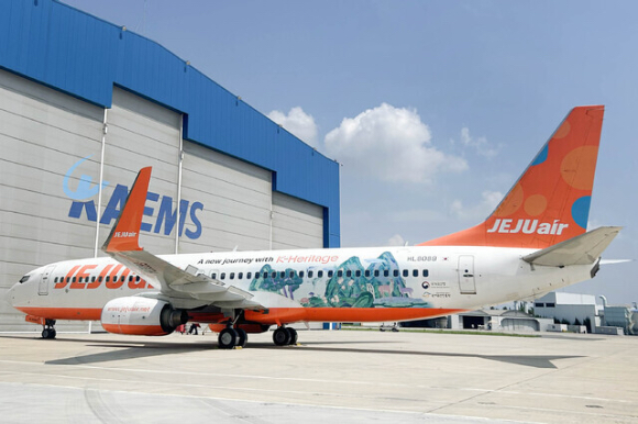 제주항공 K-헤리티지 래핑 항공기 [사진=제주항공]