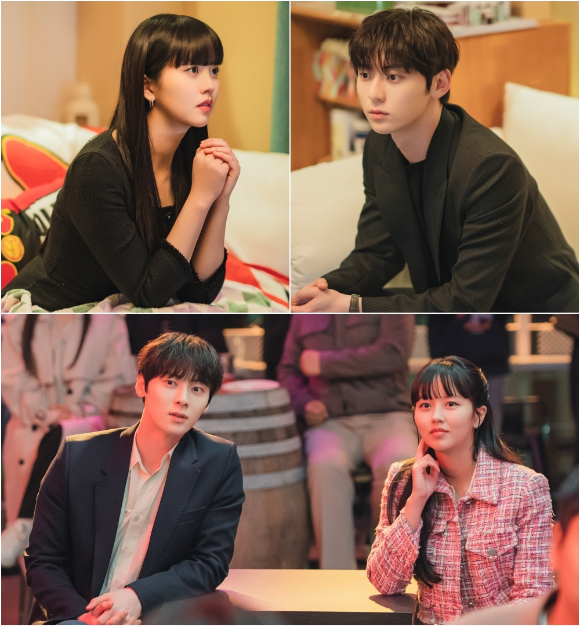 '소용없어 거짓말' 김소현 황민현 [사진=tvN]
