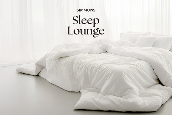 시몬스가 수면 취향을 확인할 수 있는 '슬립 라운지' 프로그램을 시몬스 갤러리에서 선보인다. [사진=시몬스]